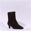 Pedro Anton Felicity Low Heel Ankle Boot - Brown Suede